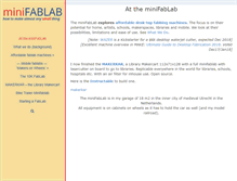 Tablet Screenshot of minifablab.nl